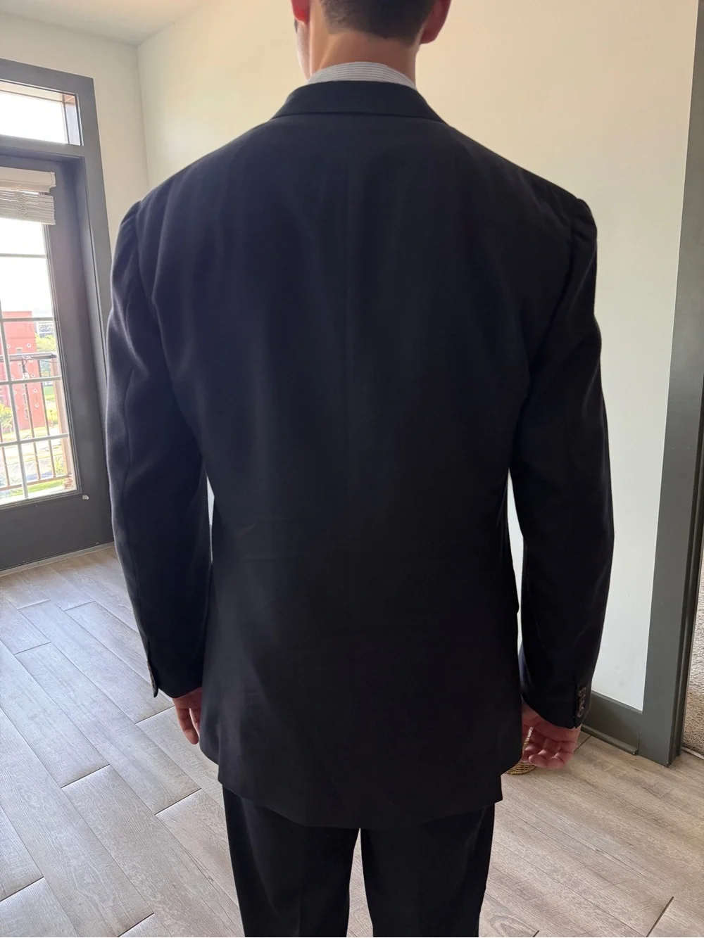 Ralph Lauren Purple Label Navy Cashmere Jacket 42L